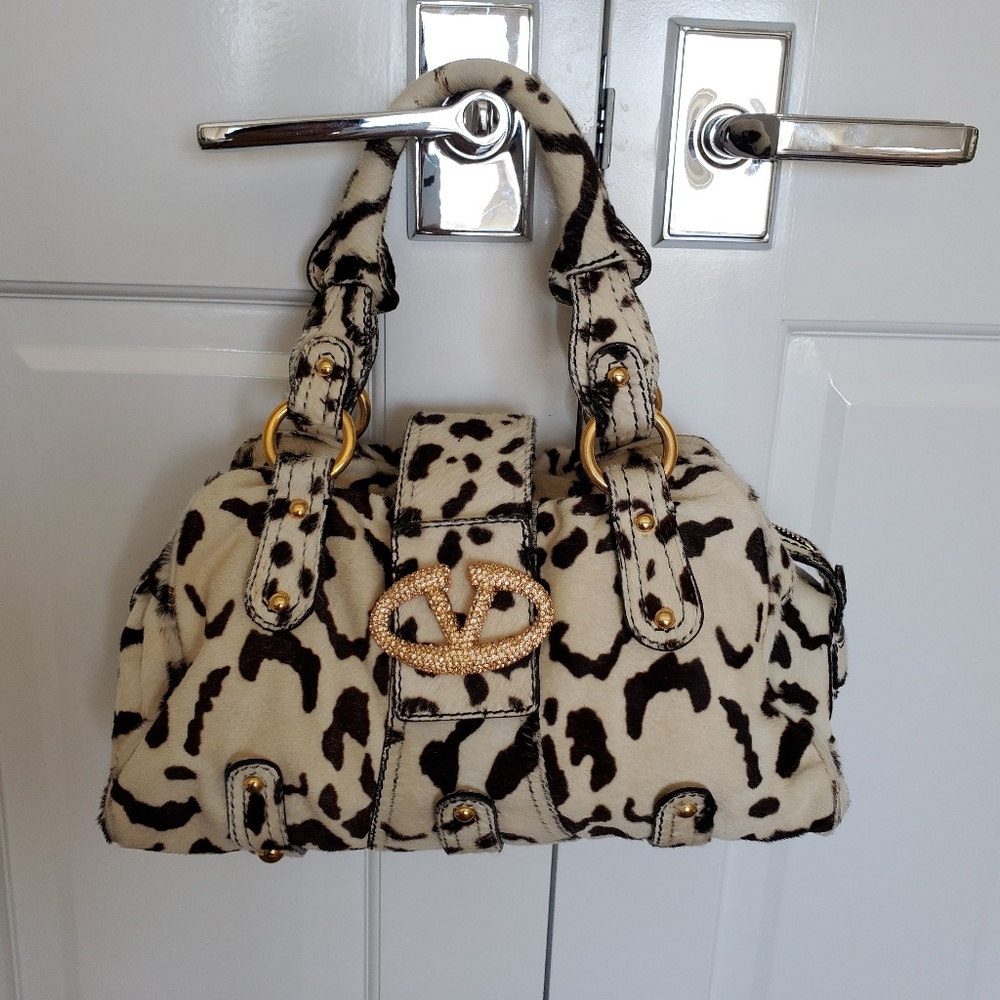 Valentino fur purse
